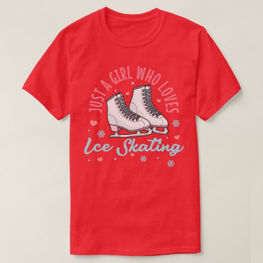 ijsschaatser t-shirt (Design voorkant)