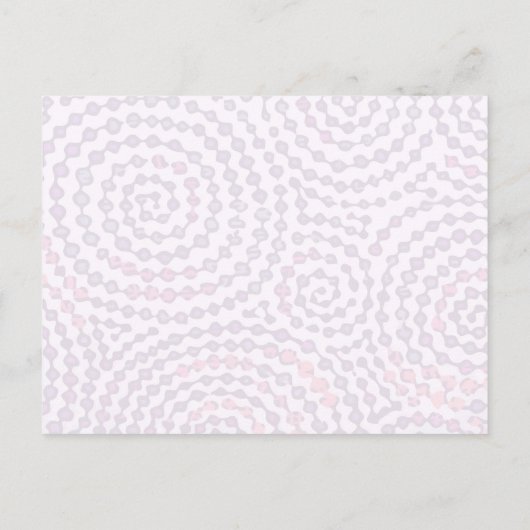 IJsschaatsfeest, roze Schaats Uitnodiging Briefkaart (Achterkant)