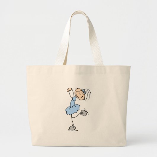 ijsschaatsmeisje in blauwe tas (Voorkant)