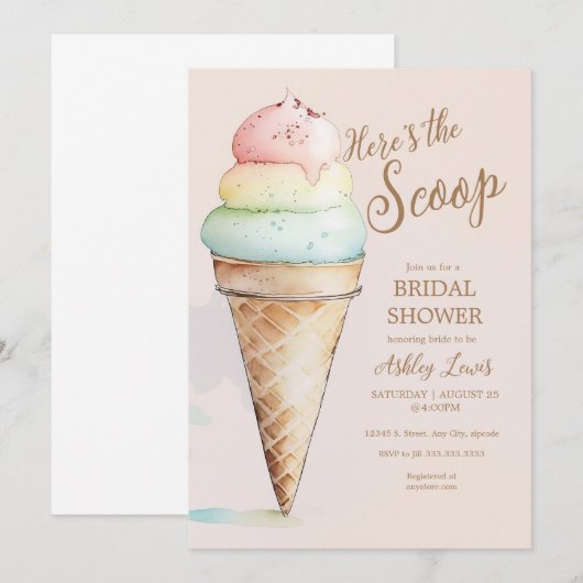 IJsschep, waterverfijs Kaart (Voorkant / Achterkant)