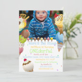 IJsschep zomer foto kleurrijk feest Kaart (Staand voorkant)