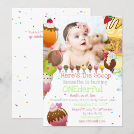 IJsschep zomer foto verjaardagsfeestje Kaart