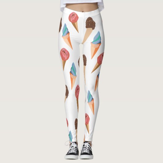ijsscheuren leggings (Voorkant)