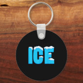 IJsshirt volwassenen kinderen mannen vrouwen Vuur  Sleutelhanger (Voorkant)