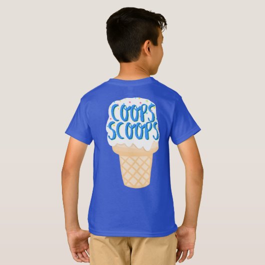 IJsshirts voor kinderen T-shirt (Achterkant volledig)