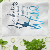 IJsskuiken met handdoekgradiënt blauw gevoel Theedoek (Gevouwen)