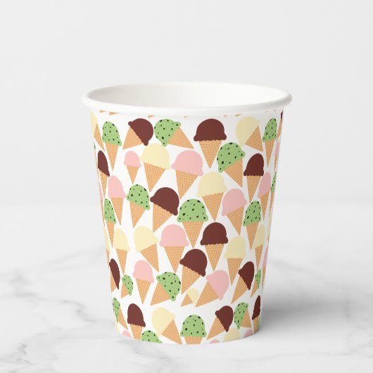 IJssmaak Papieren Bekers (Achterkant)