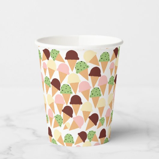 IJssmaak Papieren Bekers (Links)