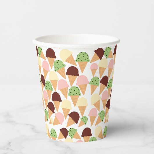 IJssmaak Papieren Bekers (Voorkant)