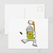 Ijsspray IJshockey IJshockeystick Briefkaart (Voorkant / Achterkant)