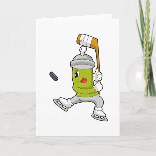 IJsspray IJshockey IJshockeystick Kaart (Voorkant)