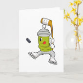 IJsspray IJshockey IJshockeystick Kaart (Gele Bloem)