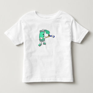 IJsspray op ijshockey met ijshockeystick Kinder Shirts