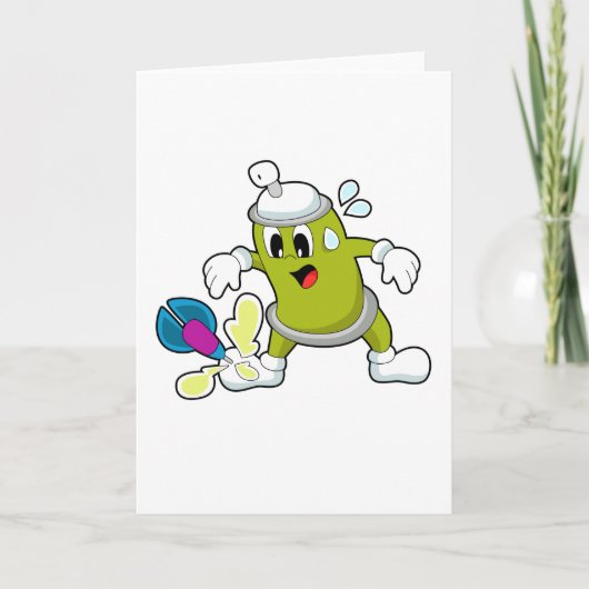 IJsspray Pijlen Dart Kaart (Voorkant)
