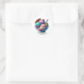 IJsstickers Ronde Sticker (Tas)