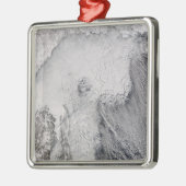 IJsstraten en wolkenstraten in het Zee Okhotsk Metalen Ornament (Links)