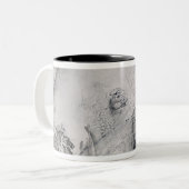 IJsstraten en wolkenstraten in het Zee Okhotsk Tweekleurige Koffiemok (Voorkant links)