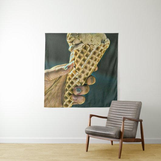 IJssundae voor kinderen Wandkleed (In situ)