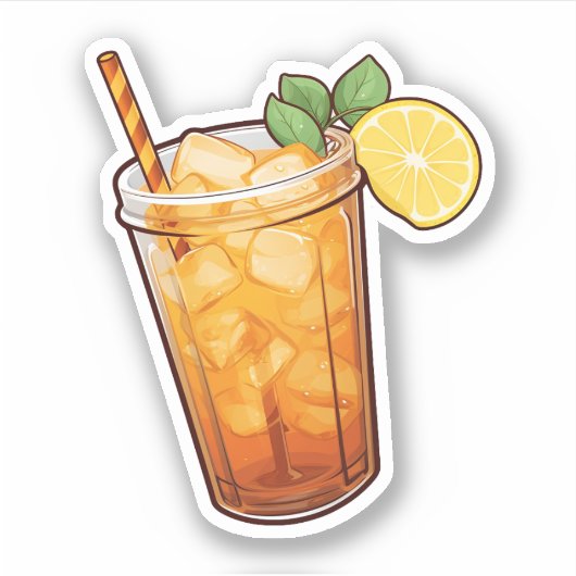 ijsthee sticker (Voorkant)