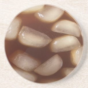 ijsthee zandsteen onderzetter