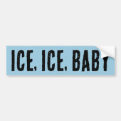 IJSTIJD, BABY BUMPERSTICKER (Voorkant)