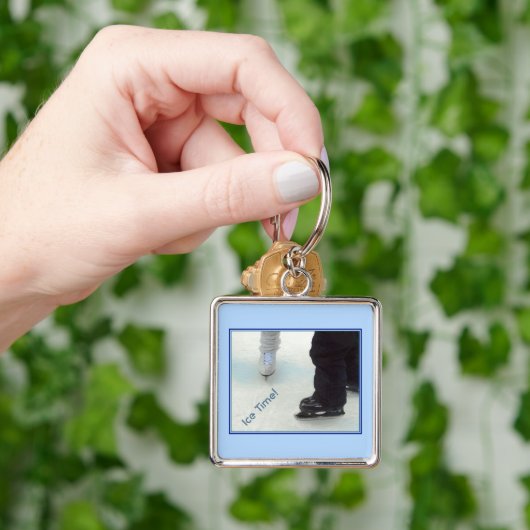 'IJstijd!' Button Sleutelhanger (Hand)