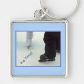 'IJstijd!' Button Sleutelhanger (Voorkant)