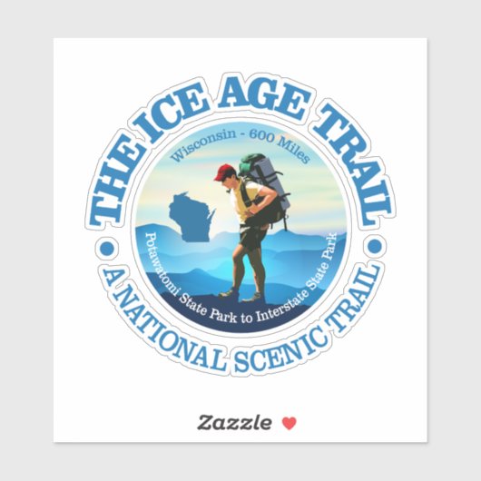 IJstijd Trail (C) Sticker (Vel)