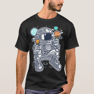 ijstijd van een astronaut t-shirt