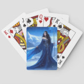 IJstovenares van de toendra sneeuwvlok Pokerkaarten (Achterkant)