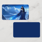 IJstovenares van het Tundra Snowflake Bladwijzer Visitekaartje (Voorkant / Achterkant)