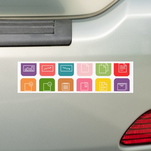 ijsvector bumpersticker (Op auto)