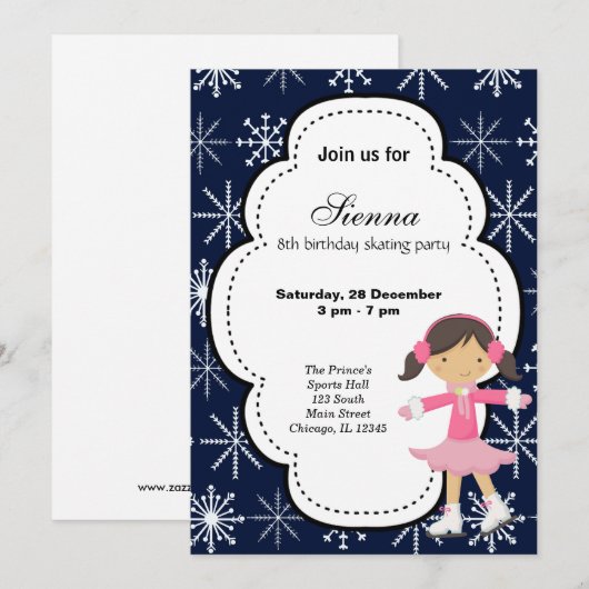 IJsvederdag (donkerblauw) Kaart (Voorkant / Achterkant)