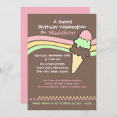 IJsverjaardag en slaap voorbij Kaart (Voorkant / Achterkant)