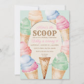 Ijsverjaardag  ijskegels kaart (Voorkant)