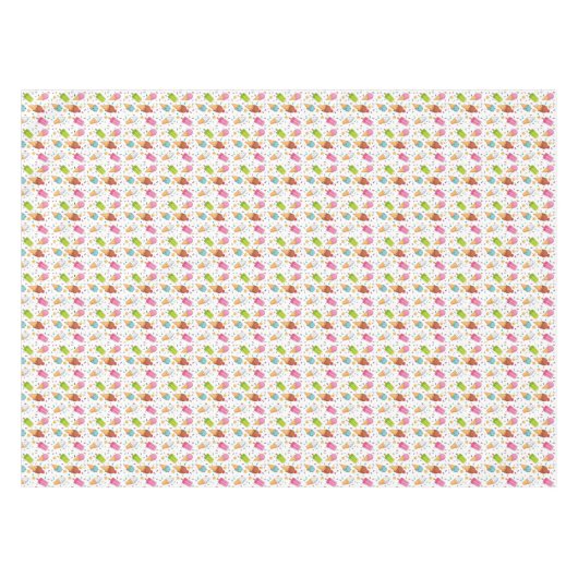 Ijsverjaardagsfeestje Tafelkleed (Voorkant (Horizontaal))