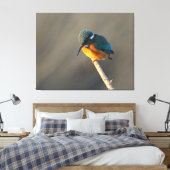 ijsvis canvas afdruk (Insitu (Slaapkamer))