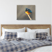ijsvis canvas afdruk (Insitu (Slaapkamer))