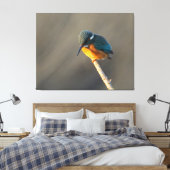 ijsvis canvas afdruk (Insitu (Slaapkamer))