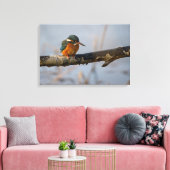 ijsvis canvas afdruk (Insitu (Woonkamer))