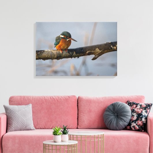 ijsvis canvas afdruk (Insitu (Woonkamer))