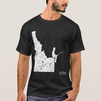 Ijsvissen Grappige Moeder ID Ijsvissen Vader T-shirt