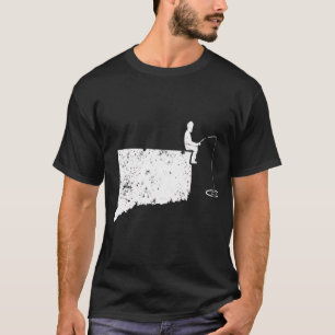 Ijsvissen Grappige Pool Shirt CT Ijsvissen Humor