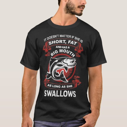 Ijsvissen Grappige uitspraak T-shirt (Voorkant)