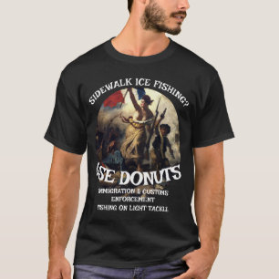 IJsvissen immigratie douane handhaving DONUTS T-shirt