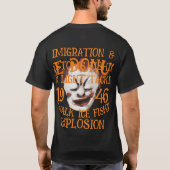 IJsvissen immigratie douane handhaving DONUTS T-shirt (Achterkant)