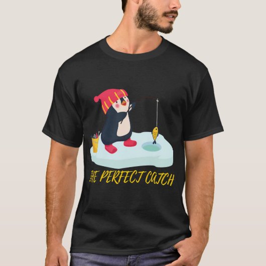 Ijsvissen T-shirt (Voorkant)