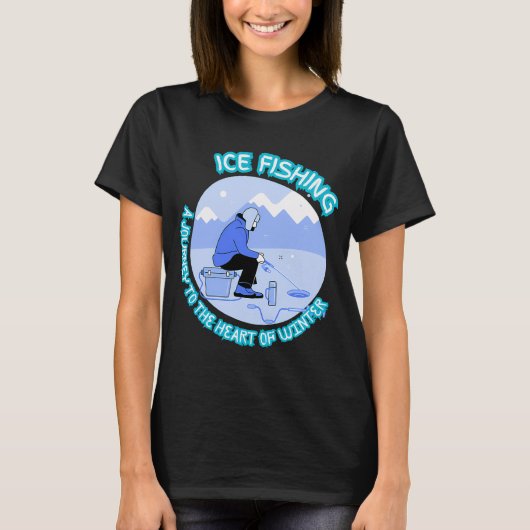 Ijsvissen T-shirt (Voorkant)
