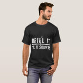 Ijsvissen vissen t-shirt (Voorkant volledig)