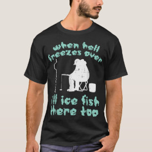 Ijsvissende ijsbeer moeder t-shirt
